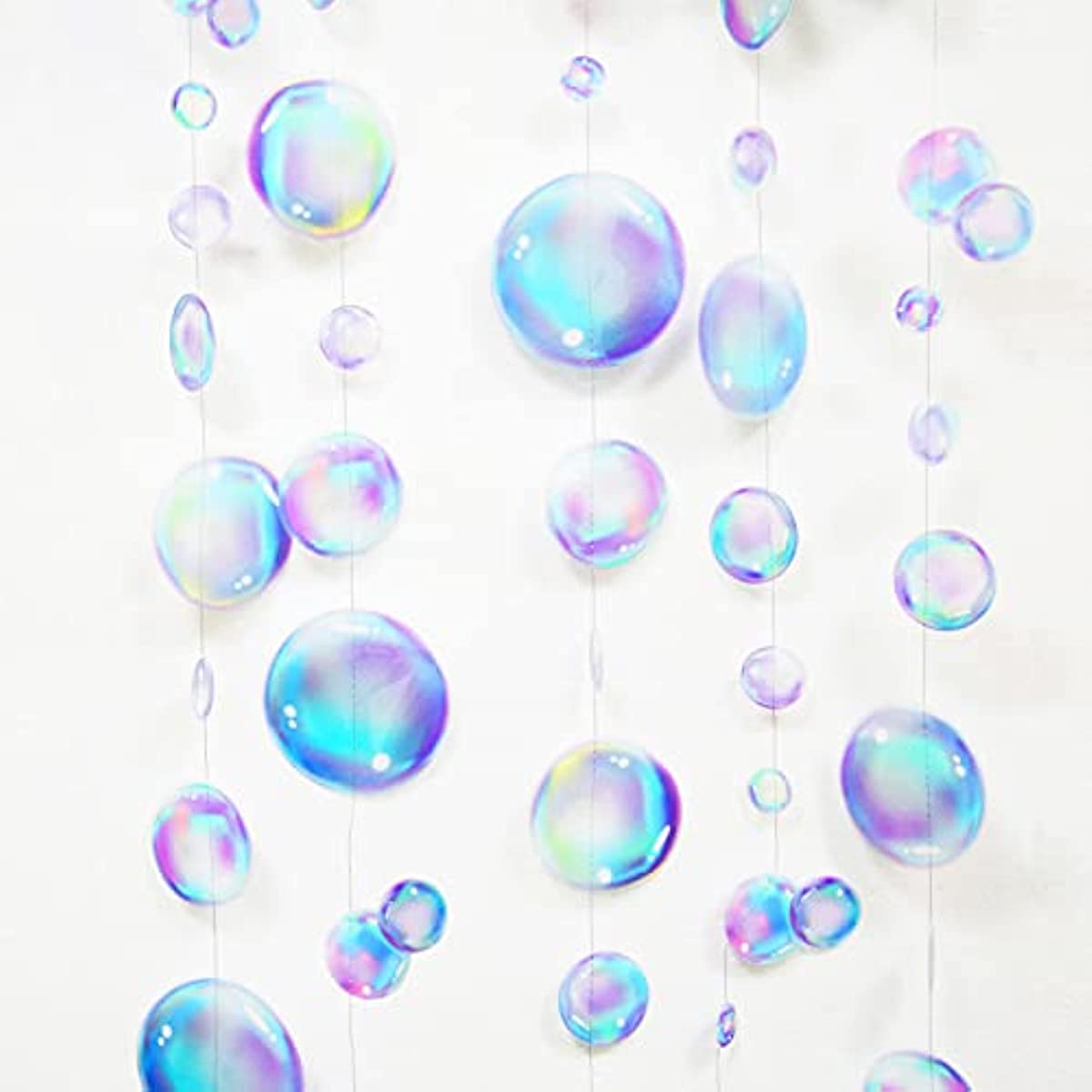Mermaid Party Paper Bubble Garlands - Under The Sea Decorations