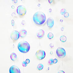 Mermaid Party Paper Bubble Garlands - Under The Sea Decorations