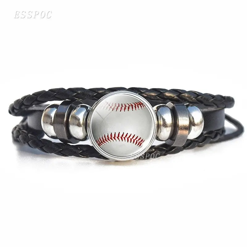 Sports Game Luminous Braided Rope Bracelet for Men Women