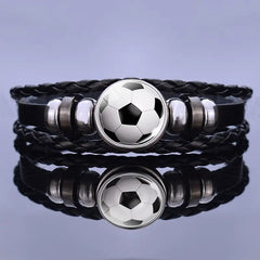 Sports Game Luminous Braided Rope Bracelet for Men Women