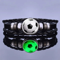 Sports Game Luminous Braided Rope Bracelet for Men Women