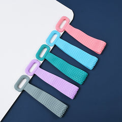 Silicone Back Scrubber For Shower Handle Exfoliating Texture
