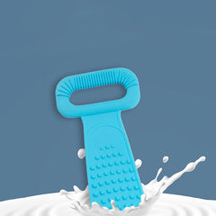 Silicone Back Scrubber For Shower Handle Exfoliating Texture