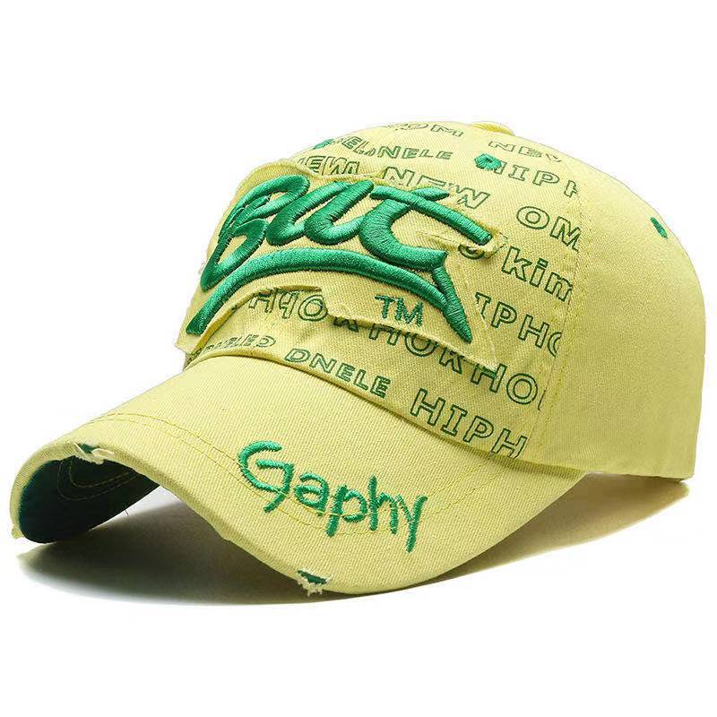 3D Embroidered Outdoor Sports Patched Peaked Cap