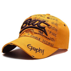 3D Embroidered Outdoor Sports Patched Peaked Cap