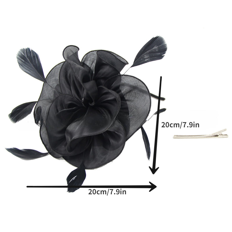 Organza Hat Headdress Horse Racing Hair Accessories