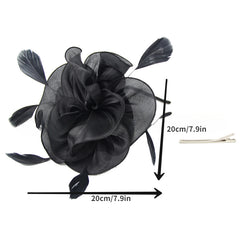 Organza Hat Headdress Horse Racing Hair Accessories