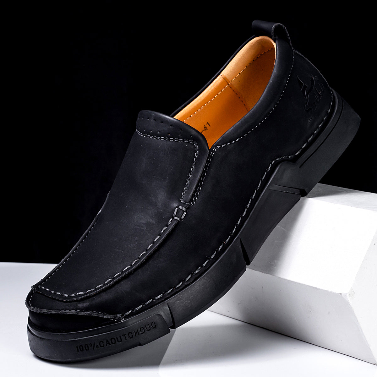 Men's Slip On Loafers Casual Non Slip Flat Shoes For Walking