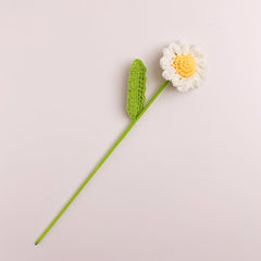 10Pcs Chamomile Yarn Hook Flower Simulation Bouquet