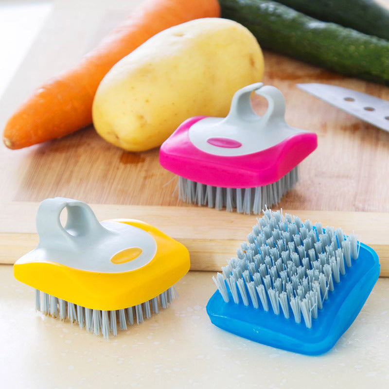 Mini Fruit And Vegetable Cleaning Brush Kitchen Veggie Supplies Scrubber