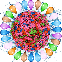 1000 Pack Refillable Water Balloons Latex Bombs for Kids & Adults