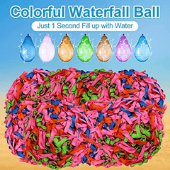 1000 Pack Refillable Water Balloons Latex Bombs for Kids & Adults