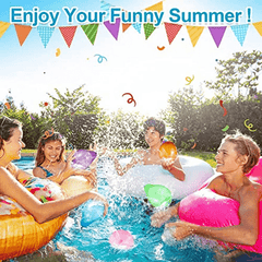 1000 Pack Refillable Water Balloons Latex Bombs for Kids & Adults