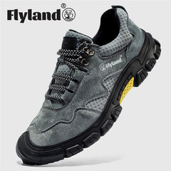 FLYLAND Men's Outdoor Hiking Shoes Non Slip Work Shoes