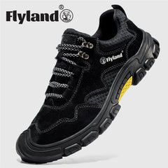 FLYLAND Men's Outdoor Hiking Shoes Non Slip Work Shoes
