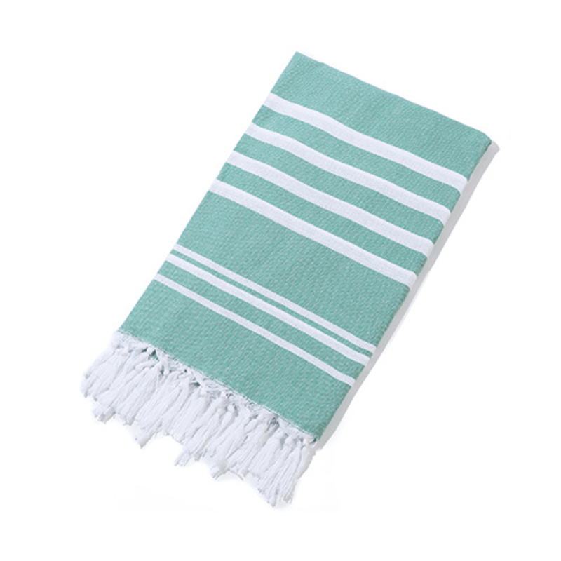 Quick Drying Beach Towel Soft Absorbent XL Size Tassel Design