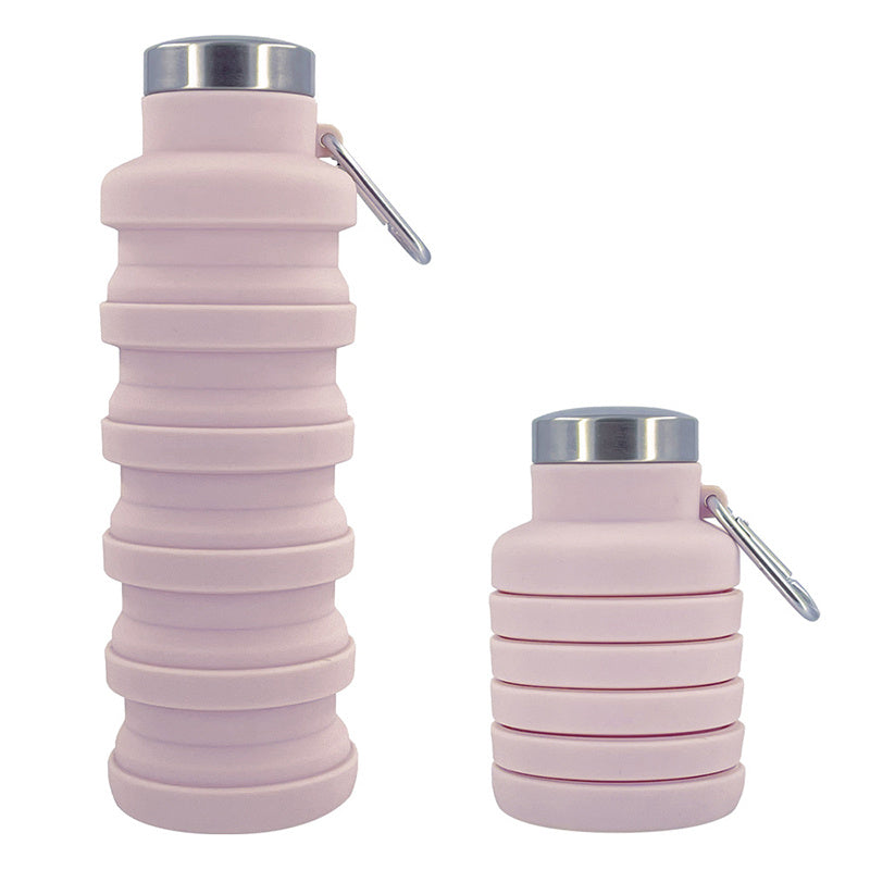 500ml Silicone Water Bottle Lightweight Portable