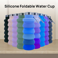 500ml Silicone Water Bottle Lightweight Portable