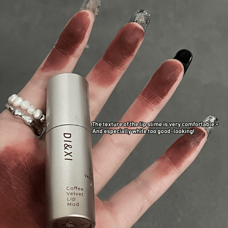 Waterproof Matte Velvet Lips Tint Long Lasting Nude Brown