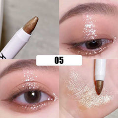 7 Colors Eyeliner Highlighter Pen Matte Glitter Waterproof Pearly Shimmer