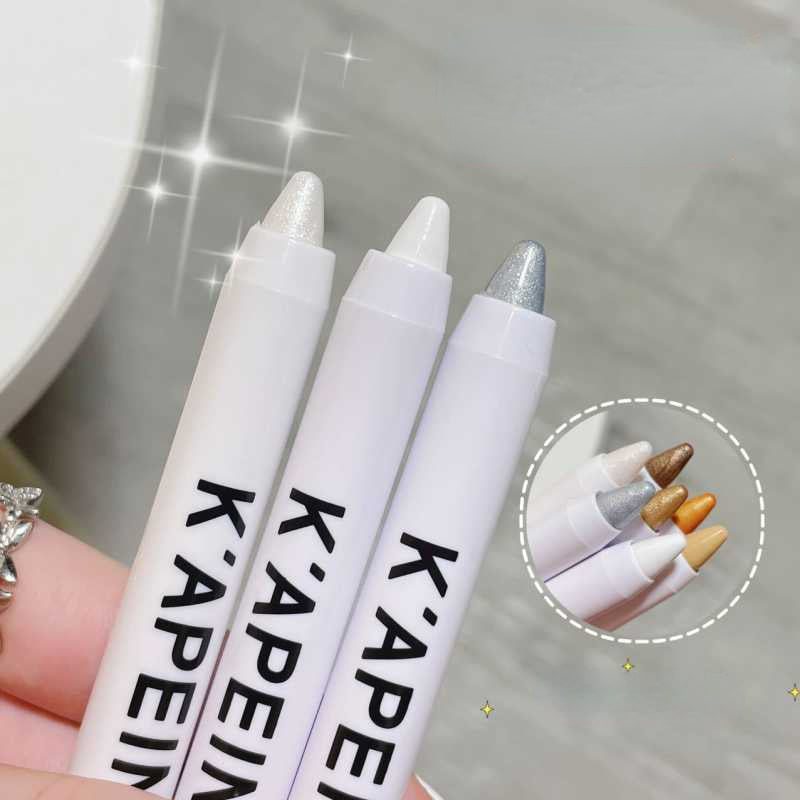 7 Colors Eyeliner Highlighter Pen Matte Glitter Waterproof Pearly Shimmer