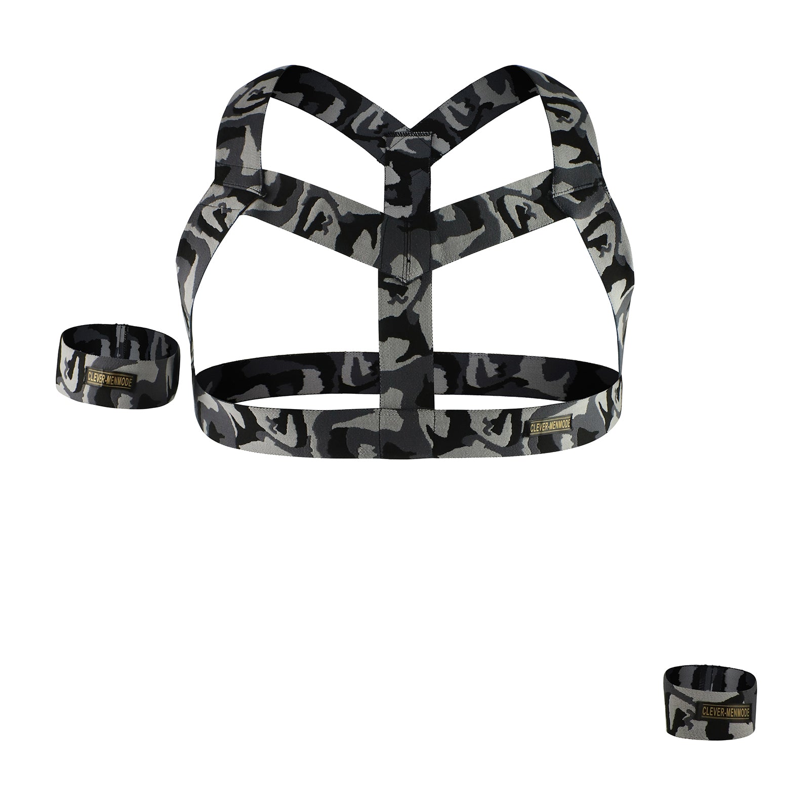 Men's Camo Muscle Chest Strap Night Club Performance Belt