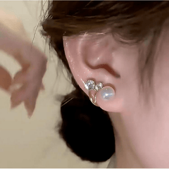 Faux Pearl Stud Earrings for Girls