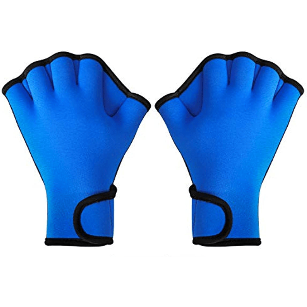 Get Fit & Strong with Aquatic Fitness Gloves - 1 Pair of Swimming Paddles