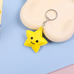 Cartoon Keychain Plush Backpack Pendant