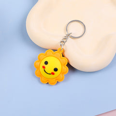 Cartoon Keychain Plush Backpack Pendant