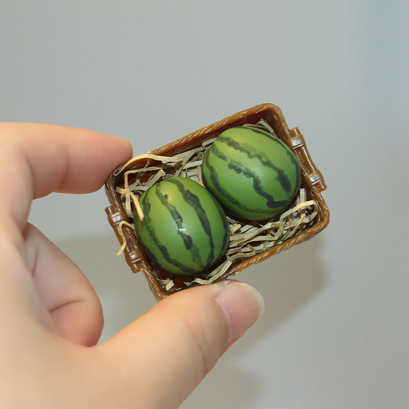 Fruit Basket Watermelon Refrigerator Magnets