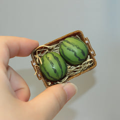 Fruit Basket Watermelon Refrigerator Magnets