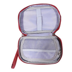Versatile Data Cable Bag Zipper Electronic Accessories Bag