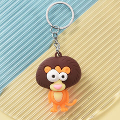 Cute Cartoon Plush Keychain for School Bag or Handbag