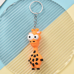 Cute Cartoon Plush Keychain for School Bag or Handbag
