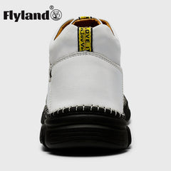 FLYLAND Men's Ankle Boots Chukka Boots Daily Casual Work Office Shoes