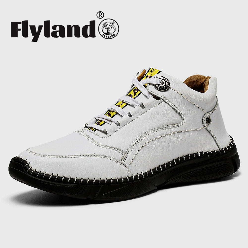 FLYLAND Men's Ankle Boots Chukka Boots Daily Casual Work Office Shoes