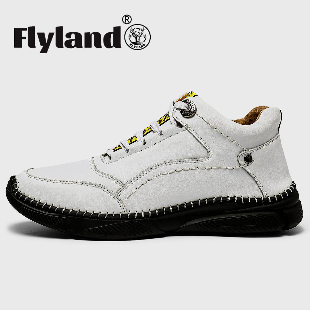 FLYLAND Men's Ankle Boots Chukka Boots Daily Casual Work Office Shoes