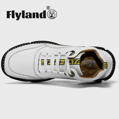 FLYLAND Men's Ankle Boots Chukka Boots Daily Casual Work Office Shoes