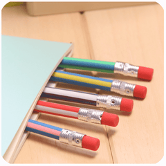 6pcs Transformable Pencils Flexible & Bendable Drawing Tools