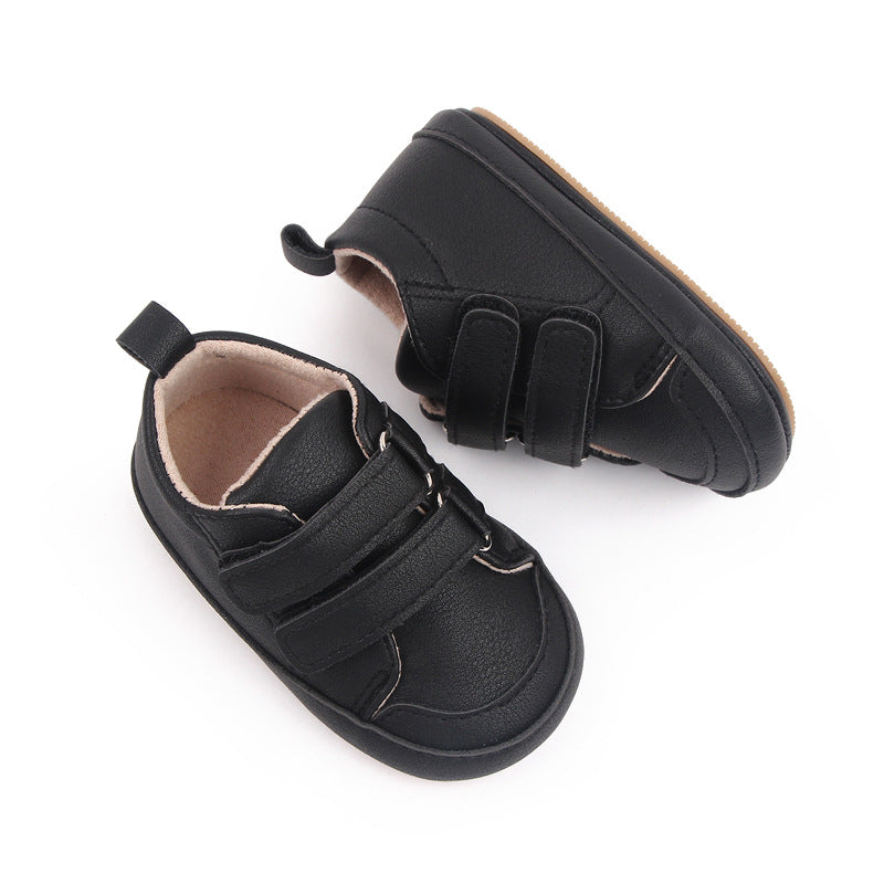 Hook And Loop Non Slip Crib Shoes Comfortable Sneakers