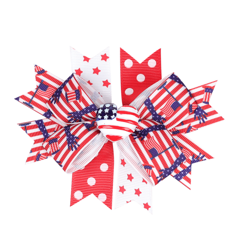 Independant Bow Hair Clip Bowknot Head Ponytail Decoration
