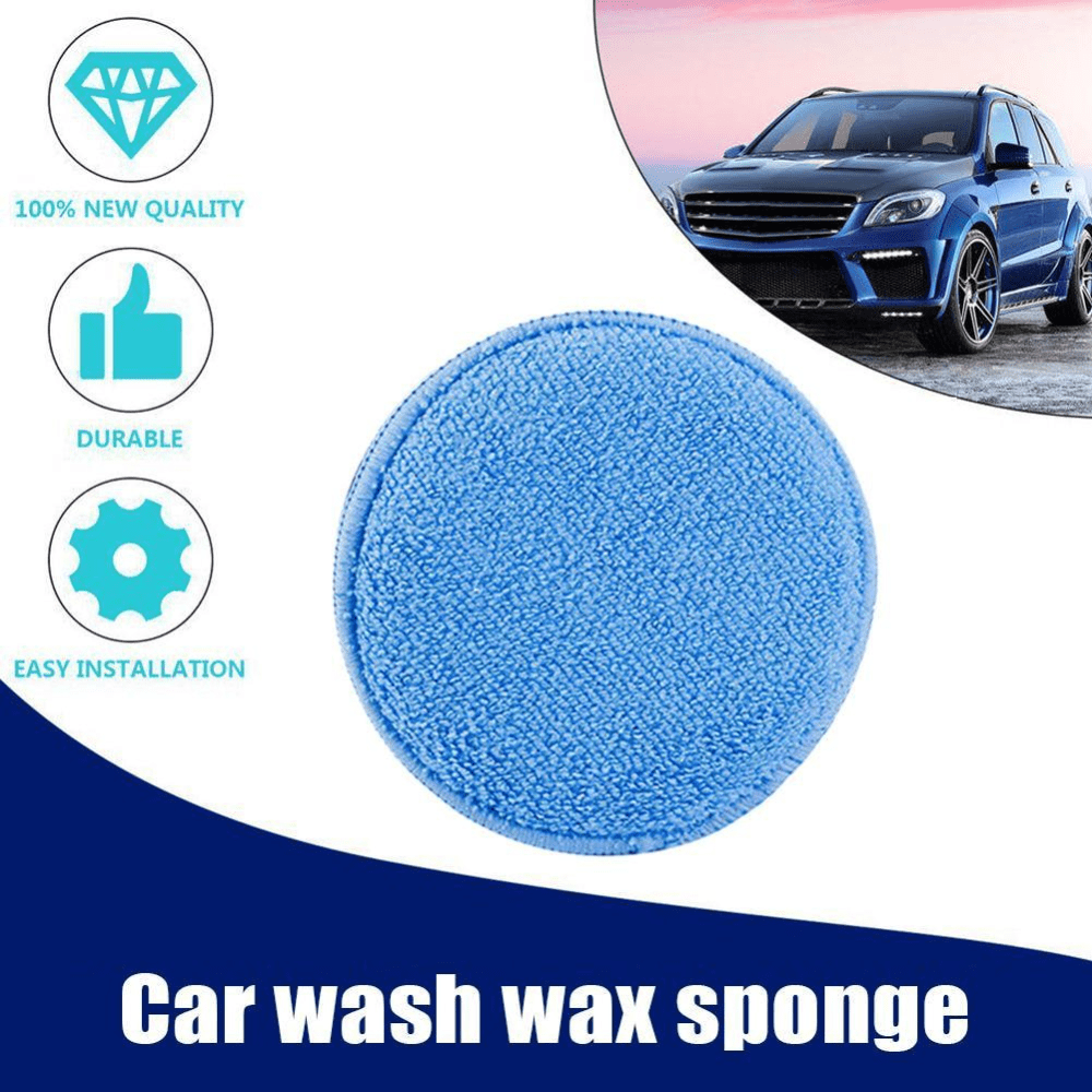 6PCS Microfiber Car Polishing Sponge Buff Pads