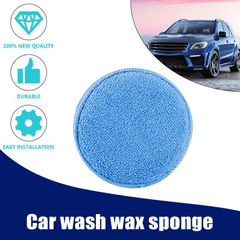 6PCS Microfiber Car Polishing Sponge Buff Pads