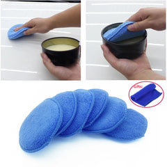 6PCS Microfiber Car Polishing Sponge Buff Pads