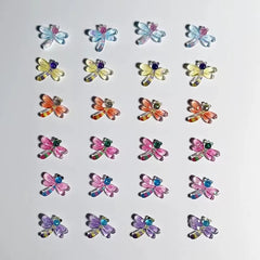 30pcs Mini Dragonfly Resin Sticker Scrapbooking DIY Jewelry Craft