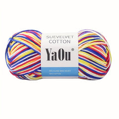 2pcs Gradient Cotton Yarn 8 ply 200m for DIY Knitting Crocheting