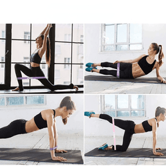 5pcs Yoga Elastic Resistance Band for Stretch Training