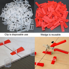 100pcs Tile Leveling System Spacers for Wall & Floor Ceramic Tile
