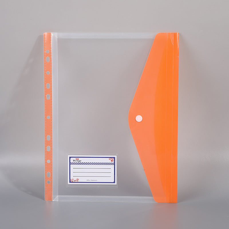 Stationery Bag Document Holder File Pockets A4 Folder Blinder Protectors